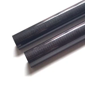 Twill og Plain Weave Pure 3K Carbon Fiber Tube