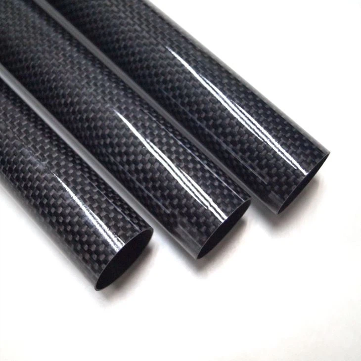 Customized Carbon Fiber Tube 3K Surface With Different Weaving