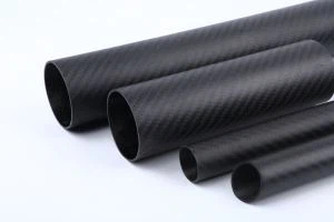 3K Twill / Plain Pattern Roll Wrapped Carbon Fiber Tube 20mm 18mm 12mm 10mm 8mm 6mm 4mm