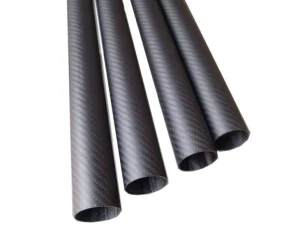 30mm X 28mm X 1 meter 3k kulfiber Twill Mat Finish Carbon Fiber Tube
